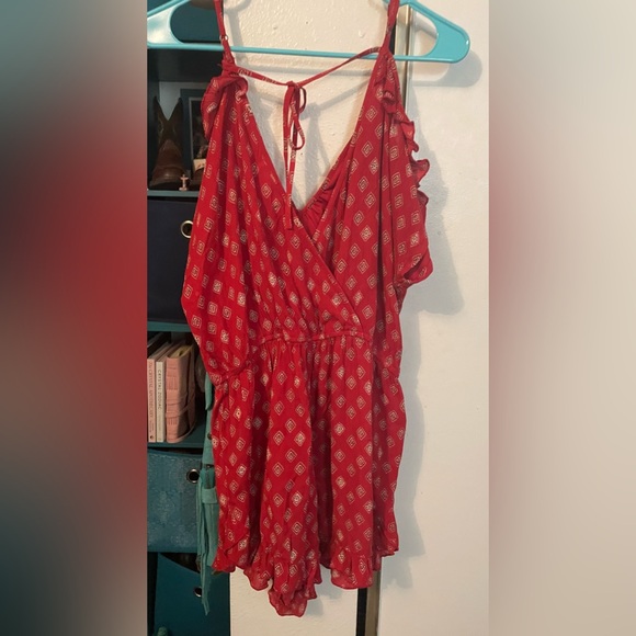 Band of Gypsies adorable red romper size small - Picture 4 of 6